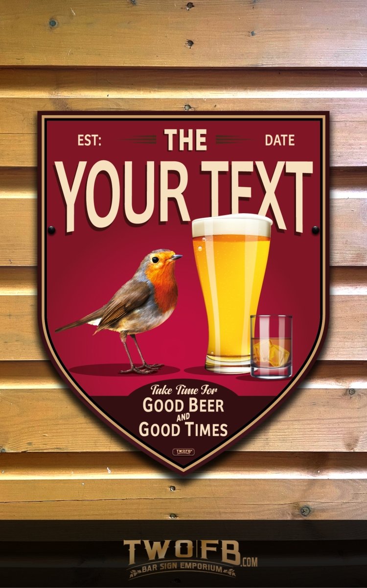 Rob Inn | Personalised Bar Sign | Pub Signs Custom Signs from Two Fat Blokes Ltd signs for bars