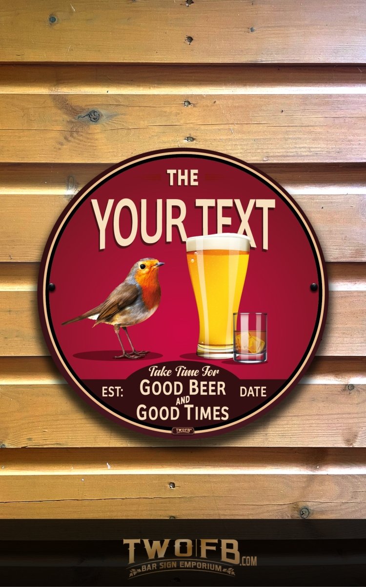 Rob Inn | Personalised Bar Sign | Pub Signs Custom Signs from Two Fat Blokes Ltd signs for bars