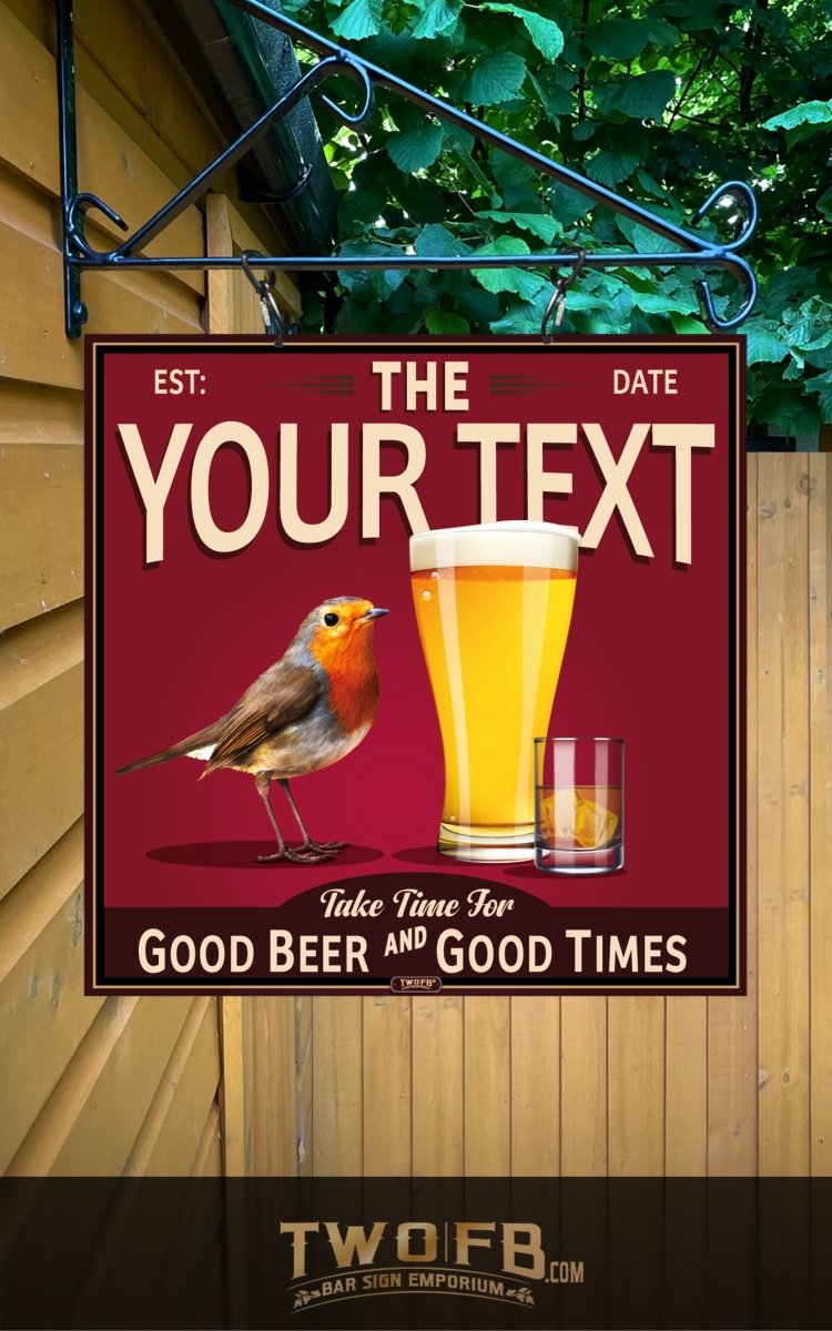 Rob Inn | Personalised Bar Sign | Pub Signs Custom Signs from Two Fat Blokes Ltd signs for bars
