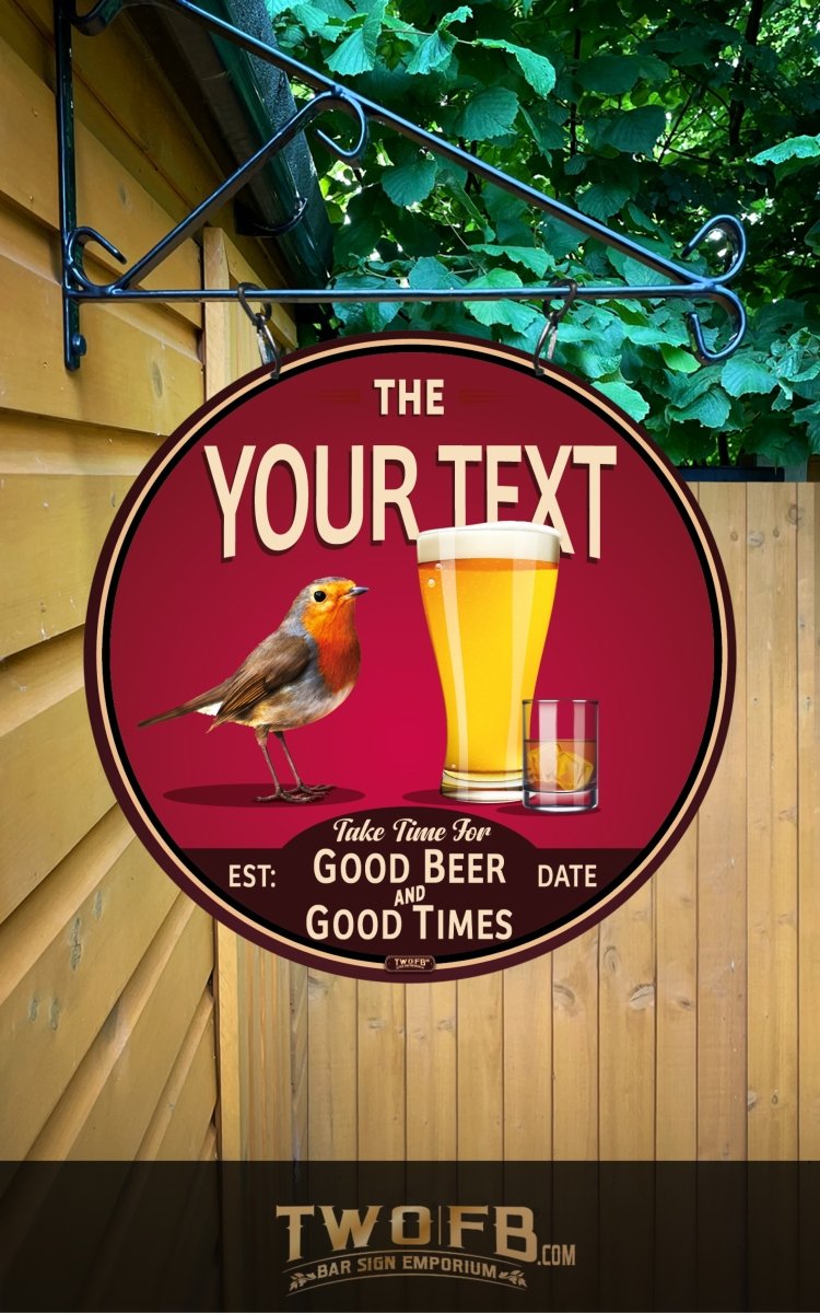 Rob Inn | Personalised Bar Sign | Pub Signs Custom Signs from Two Fat Blokes Ltd signs for bars