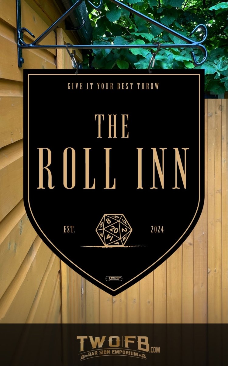 Roll Inn | Personalised Bar Sign | Bistro Style – Two Fat Blokes Ltd