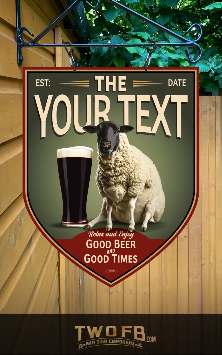 Sheep Bar Sign | Vintage Bar Sign | Pub Signs | funny bar sign | Hanging Signs | Bar Sign