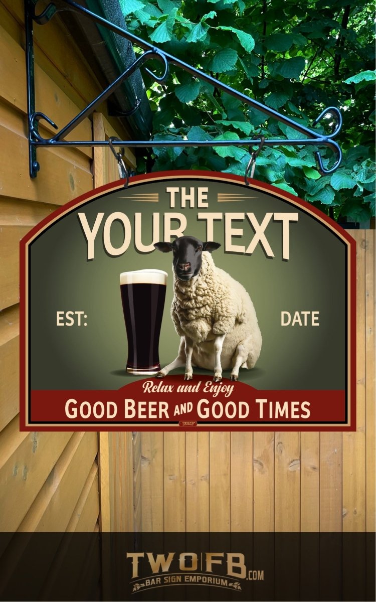 Sheep Bar Sign | Vintage Bar Sign | Pub Signs | funny bar sign | Hanging Signs | Bar Sign
