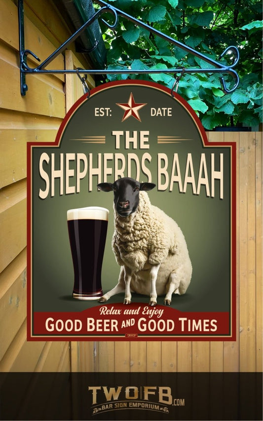 Sheep Bar Sign | Vintage Bar Sign | Pub Signs | funny bar sign | Hanging Signs | Bar Sign