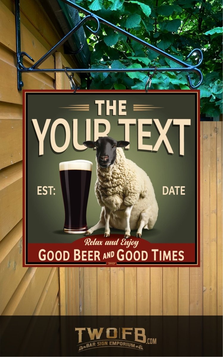 Sheep Bar Sign | Vintage Bar Sign | Pub Signs | funny bar sign | Hanging Signs | Bar Sign