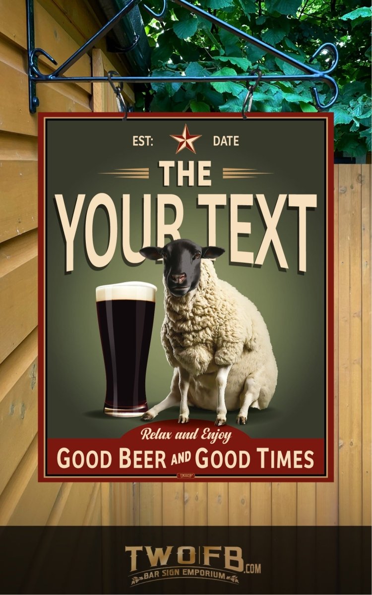Sheep Bar Sign | Vintage Bar Sign | Pub Signs | funny bar sign | Hanging Signs | Bar Sign