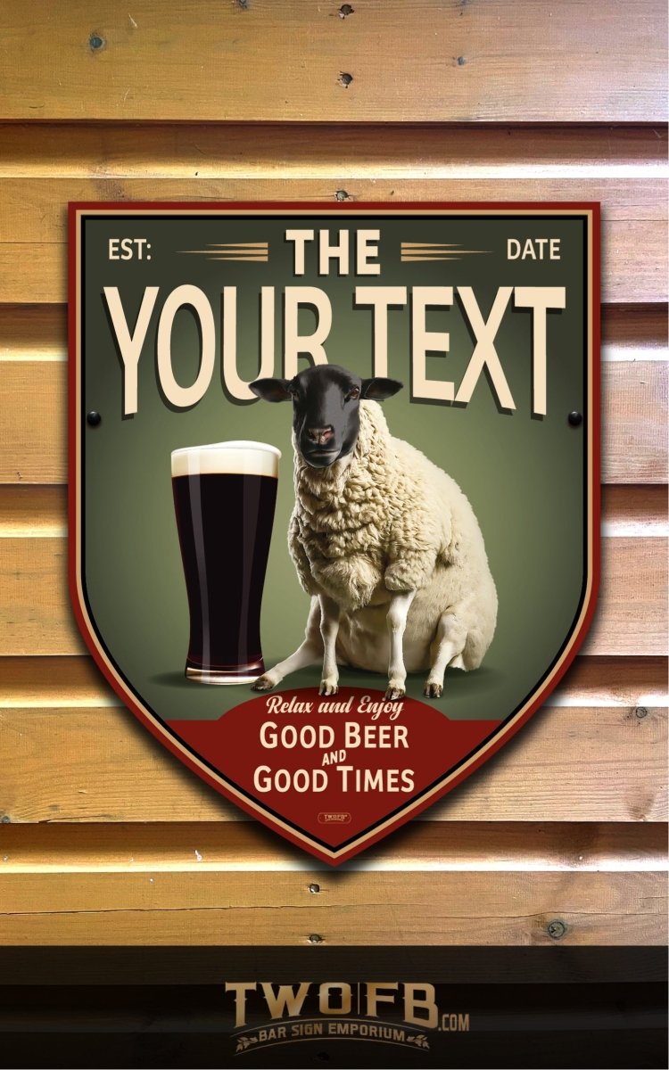 Sheep Bar Sign | Vintage Bar Sign | Pub Signs | funny bar sign | Hanging Signs | Bar Sign