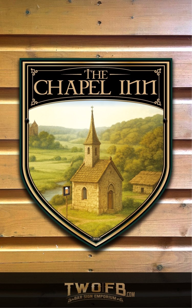 The Chapel Inn | Personalised Pub Sign | Country Style Pub Signs Custom Signs from Two Fat Blokes Ltd signs for bars