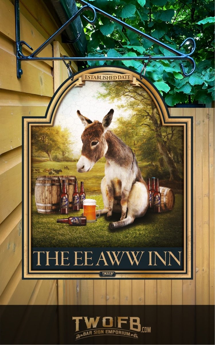 EE Awe Inn | Personalised Bar Sign | Bar Signs – Two Fat Blokes Ltd