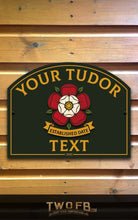 Load image into Gallery viewer, Yorkshire Rose, Custom bar sign, hanging pub sign, Bar sign, pub sign, Personalised bar sign, Funny bar sign, home bar signs uk, bar signs uk, bar signs.co.uk, custom pub sign uk, pub sign design, outdoor bar signs
