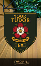 Load image into Gallery viewer, Yorkshire Rose, Custom bar sign, hanging pub sign, Bar sign, pub sign, Personalised bar sign, Funny bar sign, home bar signs uk, bar signs uk, bar signs.co.uk, custom pub sign uk, pub sign design, outdoor bar signs
