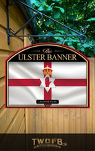 Load image into Gallery viewer, Ulster Banner  | Personalised Bar Sign | British Pub Sign
