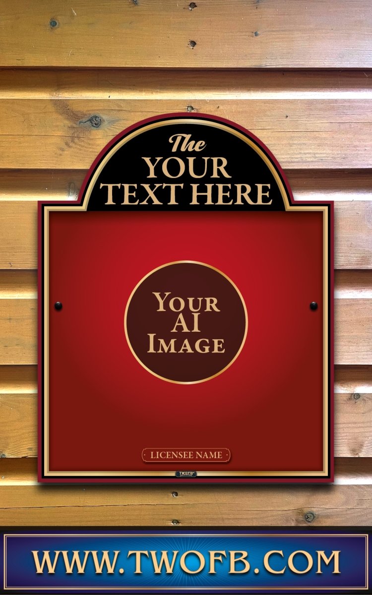 Your AI | Personalised Pub Sign | Country Style Custom Signs from Two Fat Blokes Ltd signs for bars