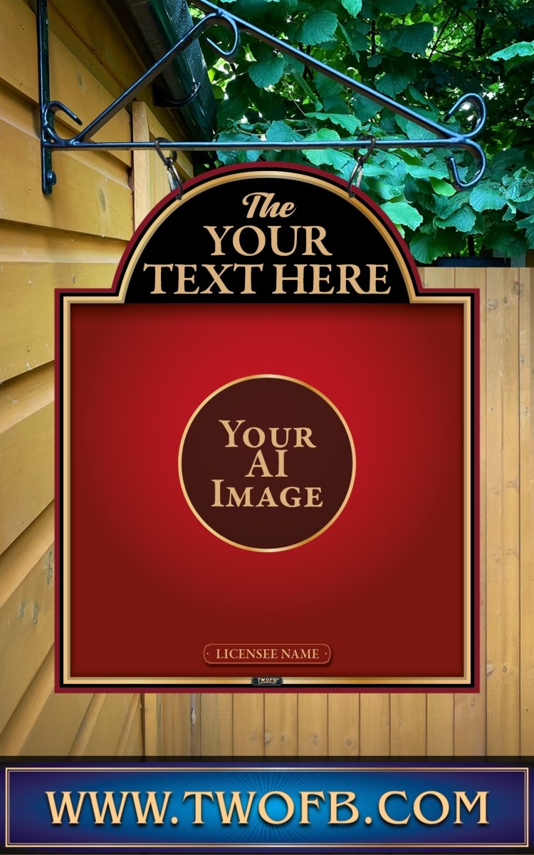 Your AI | Personalised Pub Sign | Country Style Custom Signs from Two Fat Blokes Ltd signs for bars