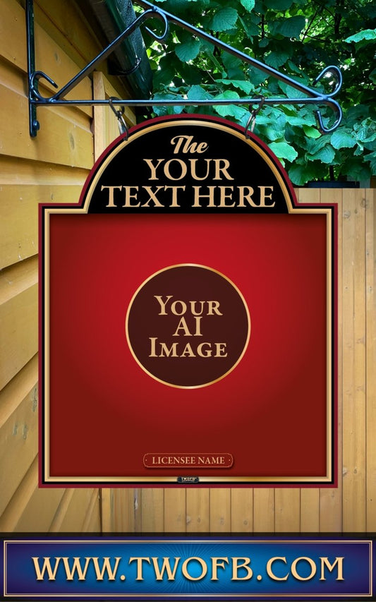 Your AI | Personalised Pub Sign | Country Style Custom Signs from Two Fat Blokes Ltd signs for bars