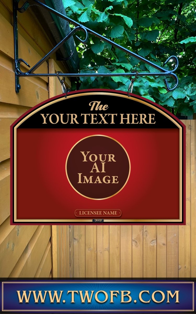Your AI | Personalised Pub Sign | Country Style Custom Signs from Two Fat Blokes Ltd signs for bars