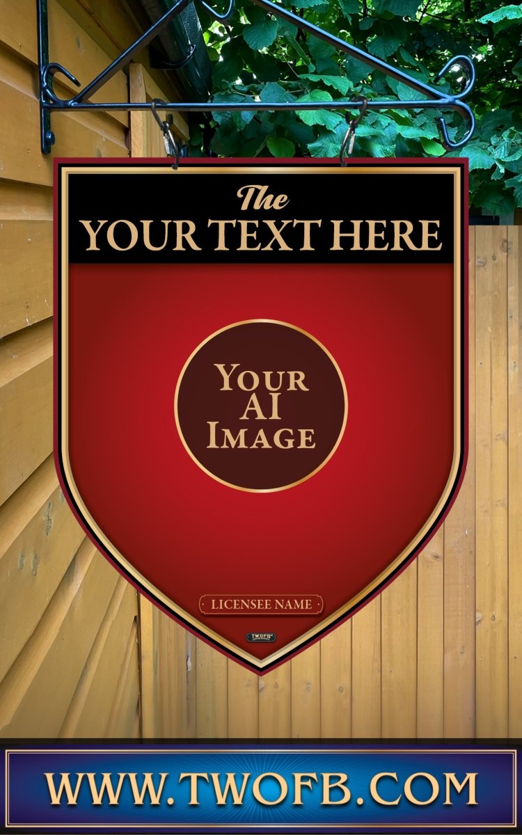 Your AI | Personalised Pub Sign | Country Style Custom Signs from Two Fat Blokes Ltd signs for bars