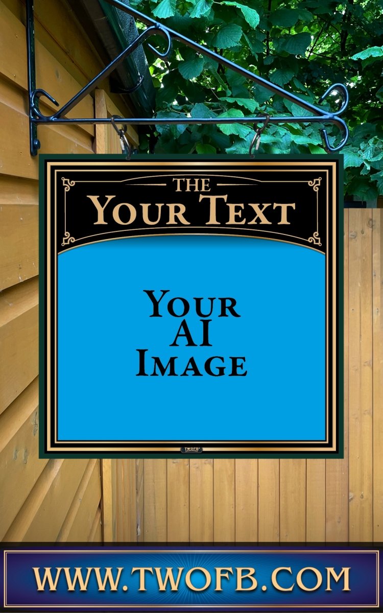 Your AI | Personalised Pub Sign | Country Style Custom Signs from Two Fat Blokes Ltd signs for bars