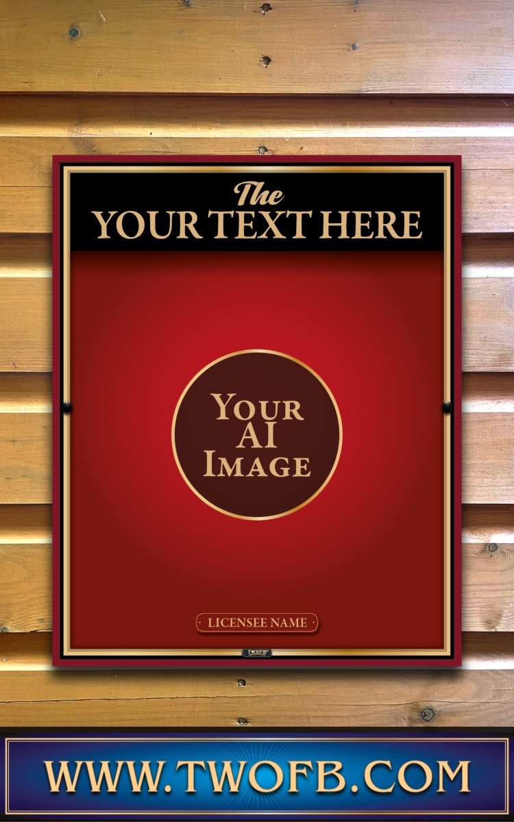 Your AI | Personalised Pub Sign | Country Style Custom Signs from Two Fat Blokes Ltd signs for bars