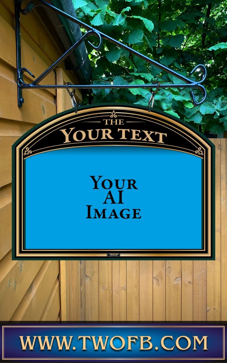 Your AI | Personalised Pub Sign | Country Style Custom Signs from Two Fat Blokes Ltd signs for bars