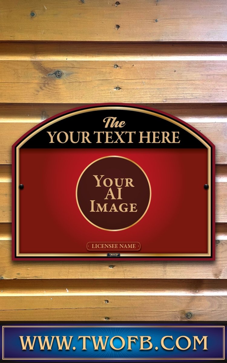 Your AI | Personalised Pub Sign | Country Style Custom Signs from Two Fat Blokes Ltd signs for bars