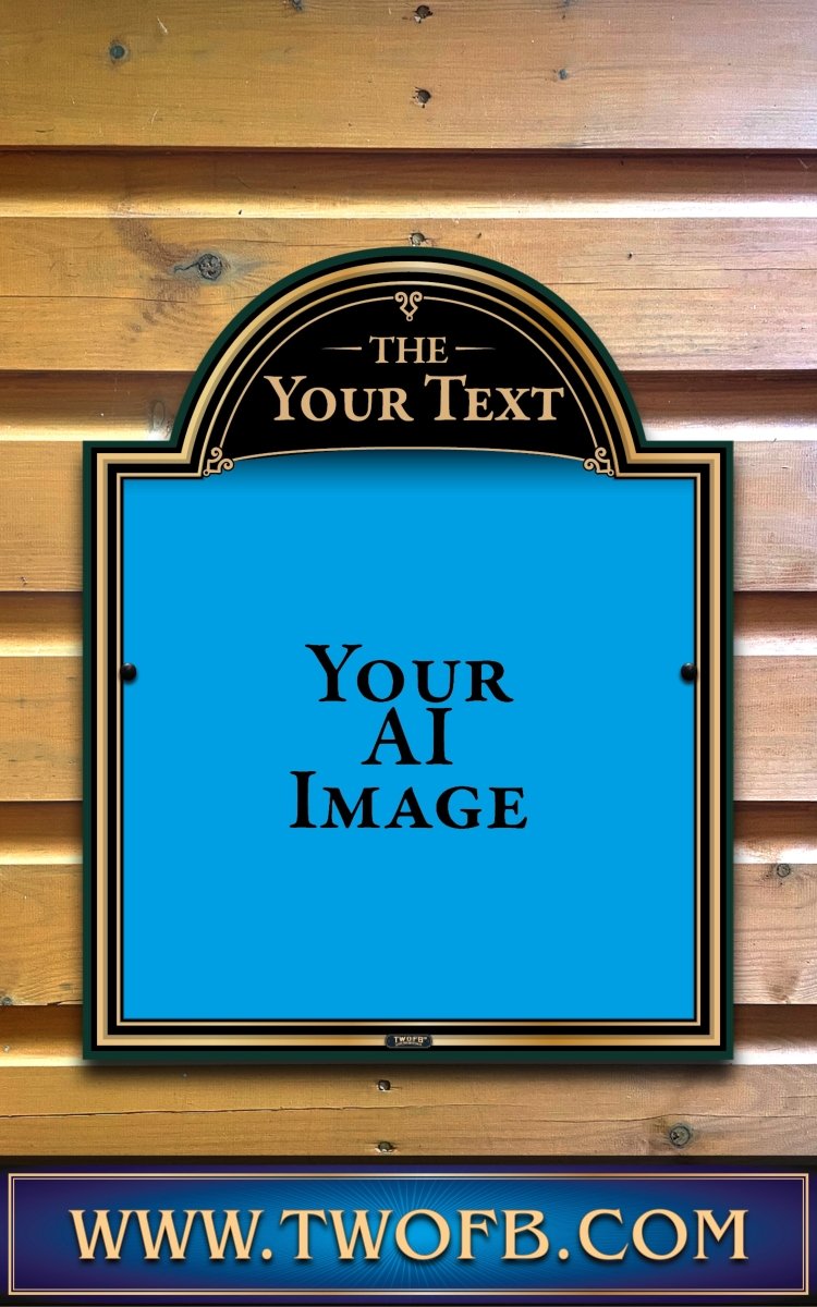 Your AI | Personalised Pub Sign | Country Style Custom Signs from Two Fat Blokes Ltd signs for bars