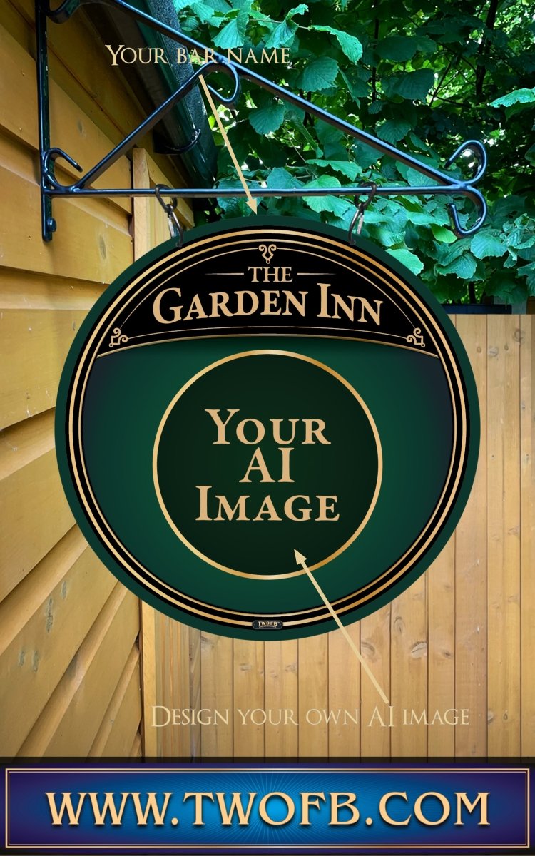 Your AI | Personalised Pub Sign | Victorian Style Pub Signs Custom Signs from Two Fat Blokes Ltd signs for bars