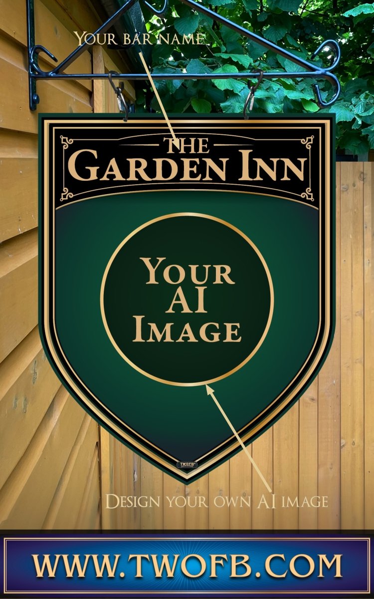 Your AI | Personalised Pub Sign | Victorian Style Pub Signs Custom Signs from Two Fat Blokes Ltd signs for bars