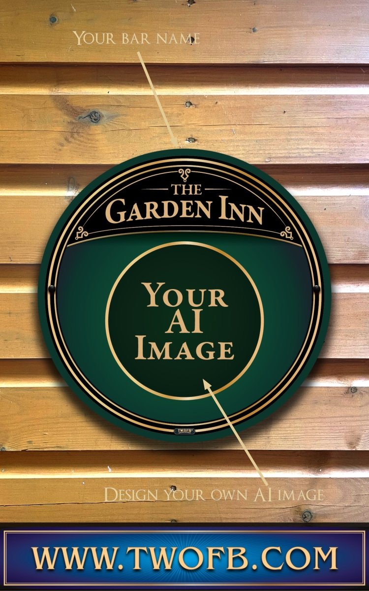 Your AI | Personalised Pub Sign | Victorian Style Pub Signs Custom Signs from Two Fat Blokes Ltd signs for bars