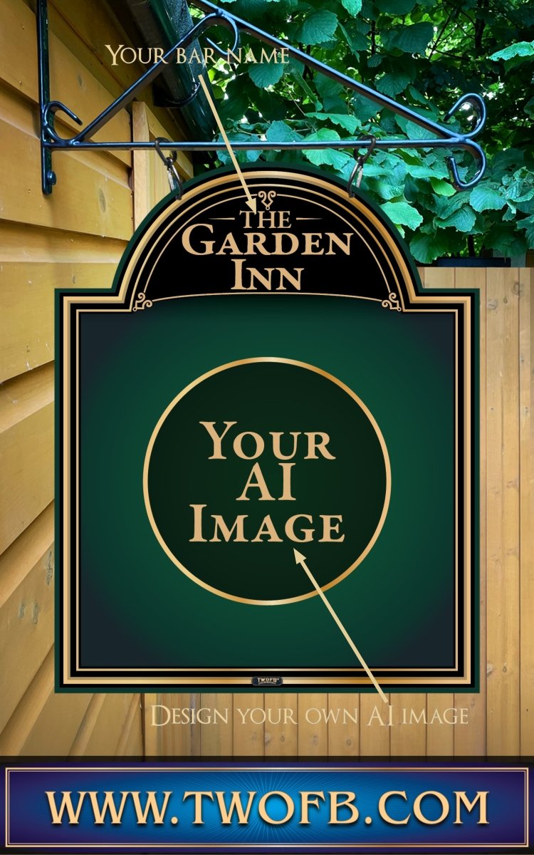 Your AI | Personalised Pub Sign | Victorian Style Pub Signs Custom Signs from Two Fat Blokes Ltd signs for bars