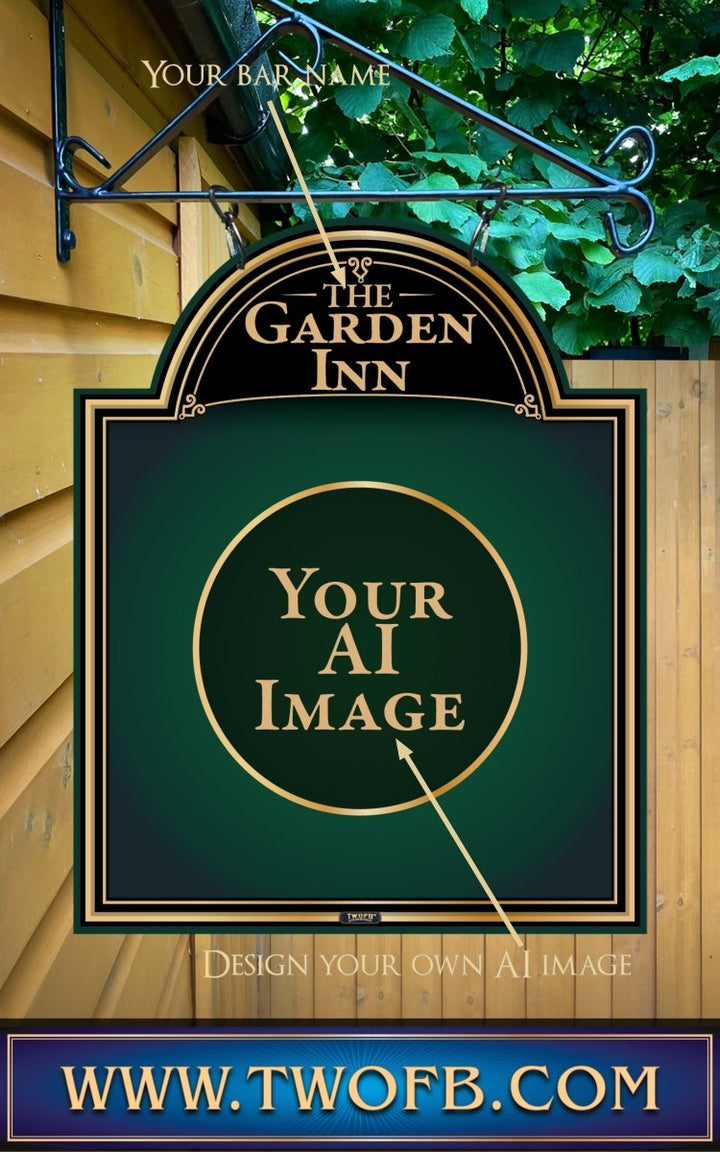 Personalised Bar Signs | Pub Signs Made To Order | Home Bar Signs - Two ...