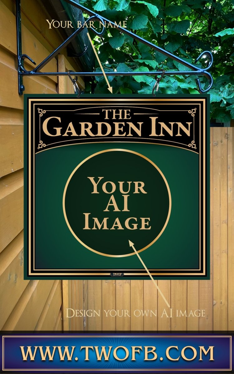 Your AI | Personalised Pub Sign | Victorian Style Pub Signs Custom Signs from Two Fat Blokes Ltd signs for bars