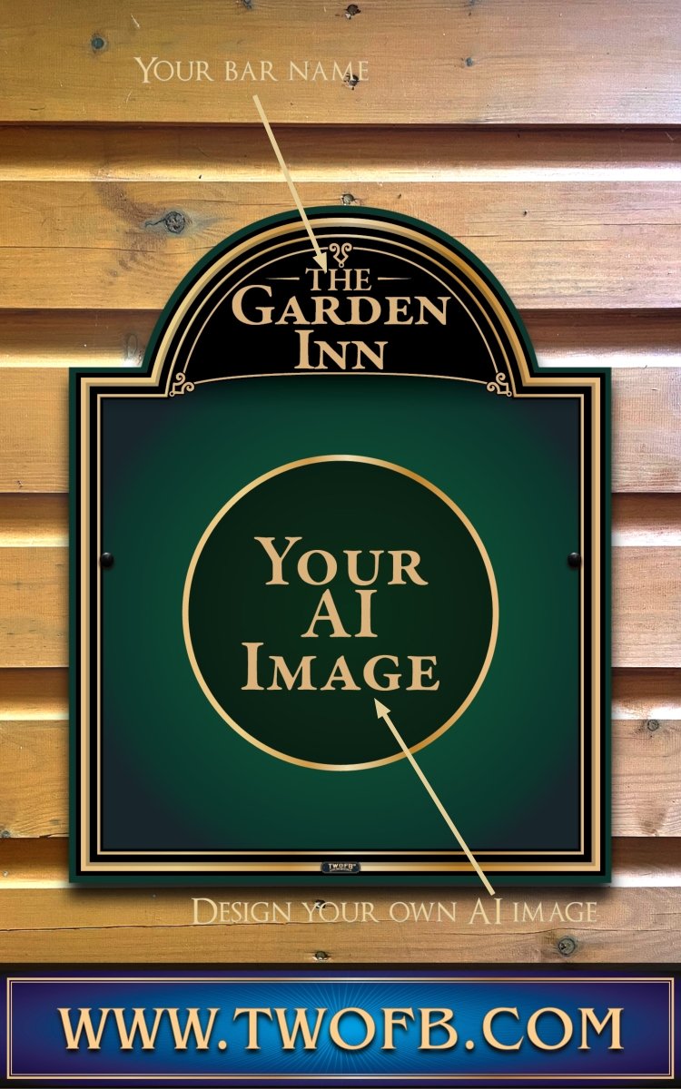 Your AI | Personalised Pub Sign | Victorian Style Pub Signs Custom Signs from Two Fat Blokes Ltd signs for bars