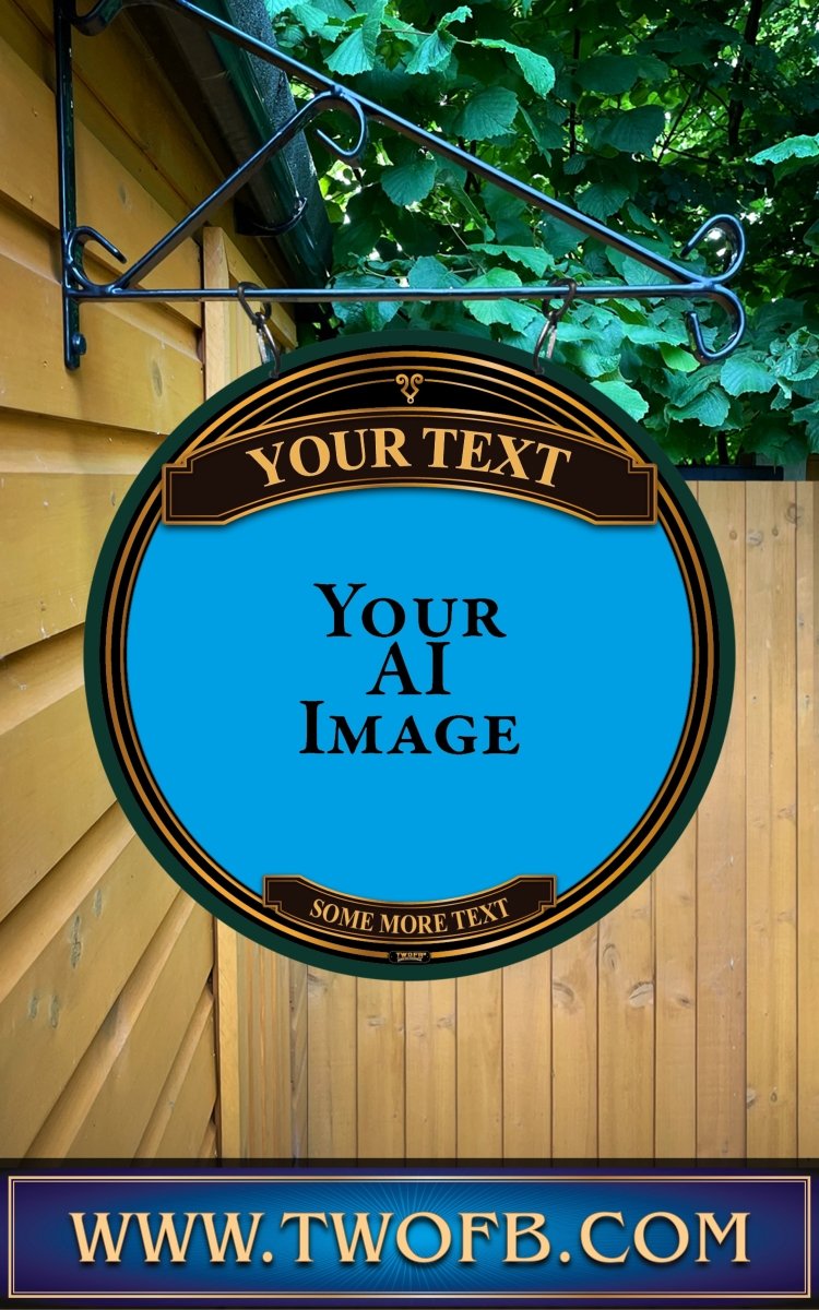 Your AI | Personalised Pub Sign | YE OLDE Style Pub Signs Custom Signs from Two Fat Blokes Ltd signs for bars