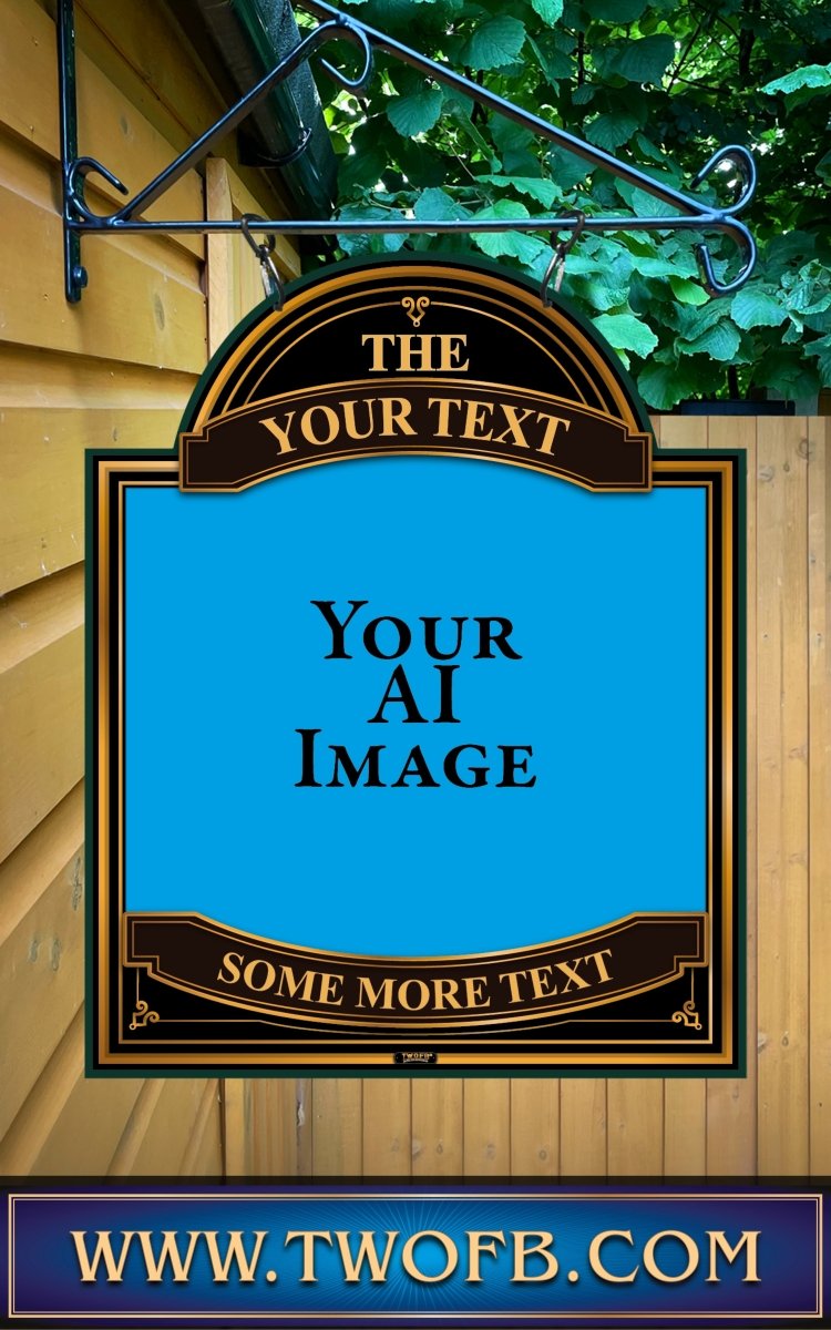 Your AI | Personalised Pub Sign | YE OLDE Style Pub Signs Custom Signs from Two Fat Blokes Ltd signs for bars