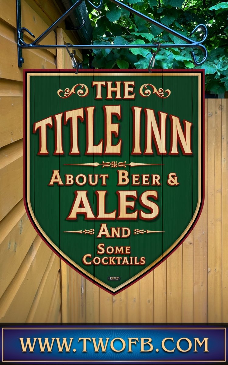 Your Inn | Personalised Home Bar Sign | Pub Signage Custom Signs from Two Fat Blokes Ltd signs for bars