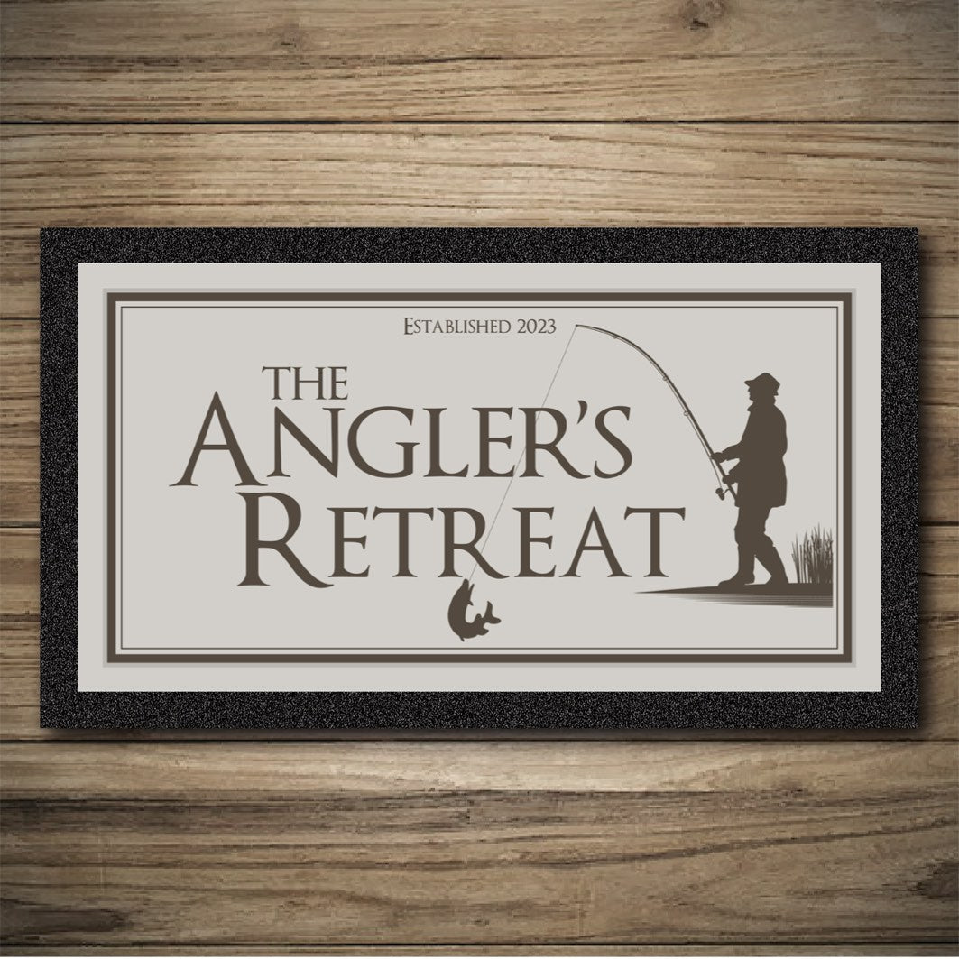Personalised Bar Mats | Drip Mats | Custom Bar Runners | Anglers Retreat