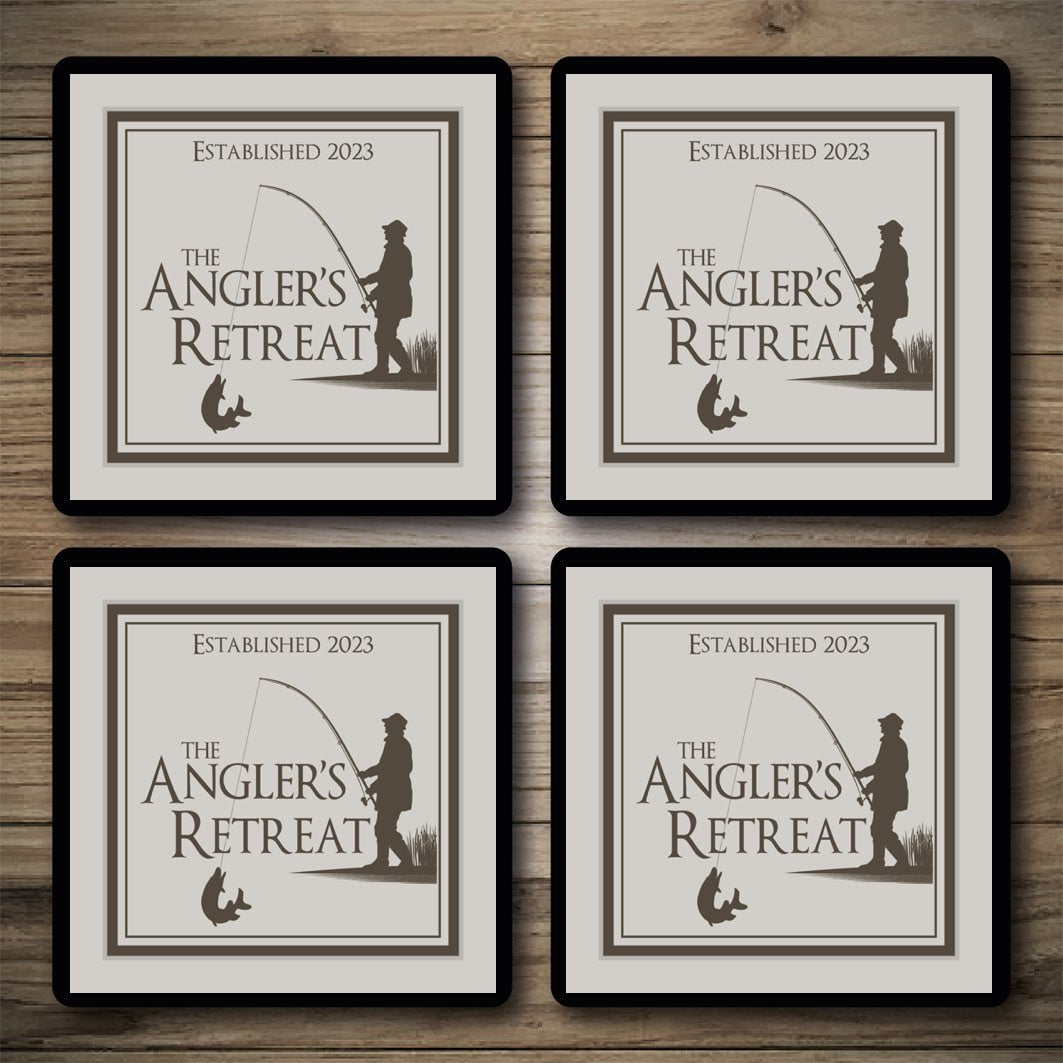 Personalised Bar Mats | Drip Mats | Custom Bar Runners | Anglers Retreat