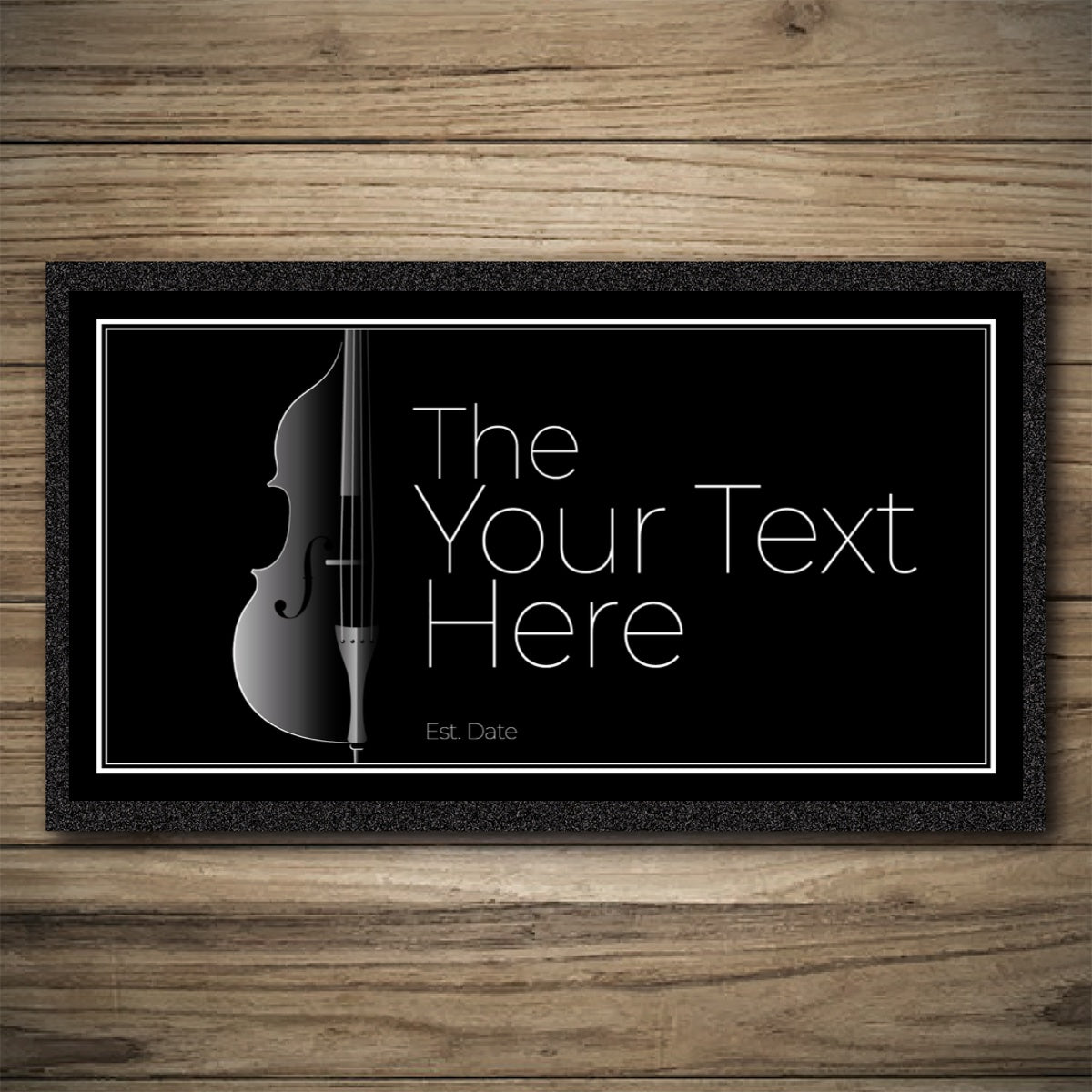 Personalised Bar Mats | Drip Mats | Custom Bar Runners | Bass Note