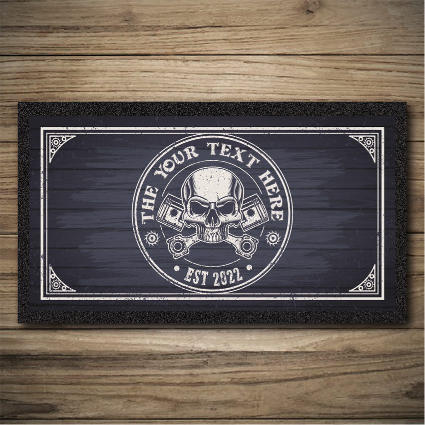 Personalised Bar Mats | Drip Mats | Custom Bar Runners | Bikers Rest