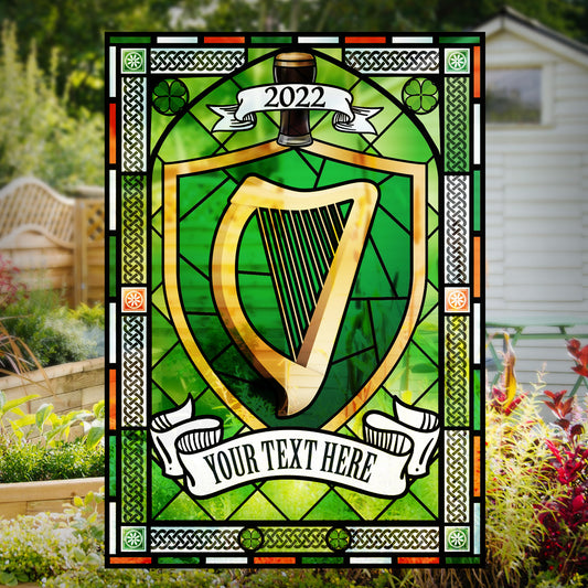 Irish Window Vinyl  | Stained Glass | Custom window decals