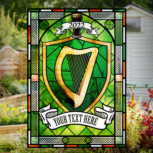 Window Stickers Irish Coloured Window Vinyls | Stained Glass Window Vinyls | Window Vinyls ...