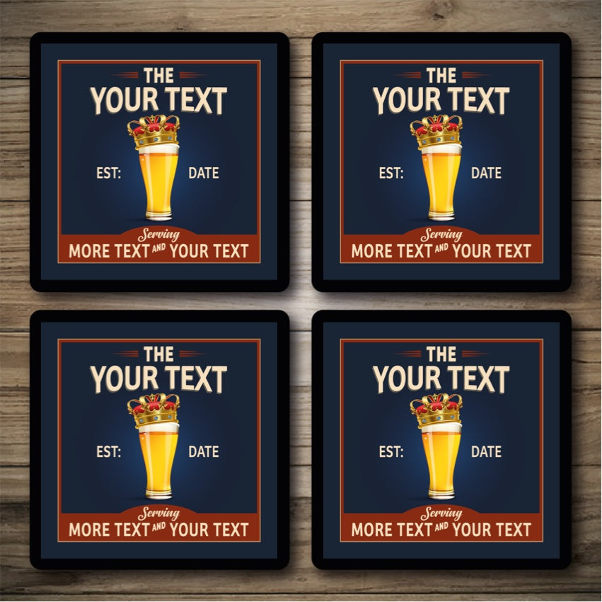 Personalised Bar Mats | Drip Mats | Custom Bar Runners | Kings Tipple