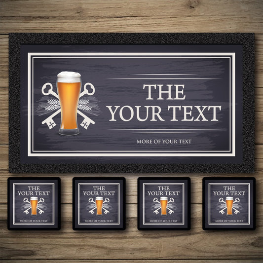 Personalised Bar Mats | Drip Mats | Custom Bar Runners | Lock In 