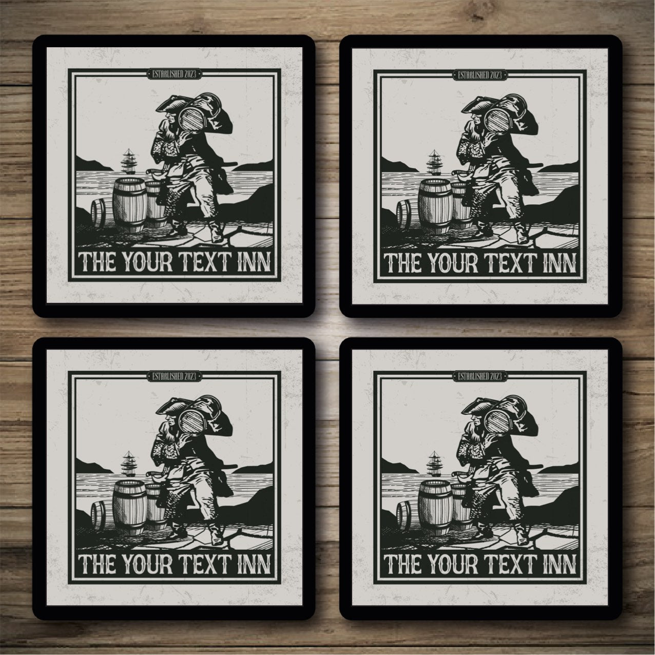 Personalised Bar Mats | Drip Mat | Custom Bar Runners | Smugglers Arms