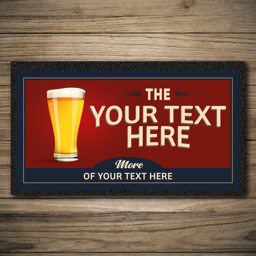 Personalised Bar Mats | Drip Mats | Custom Bar Runners | Stumble Inn