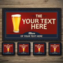 Load image into Gallery viewer, Personalised Bar Mats | Drip Mats | Custom Bar Runners | Stumble Inn
