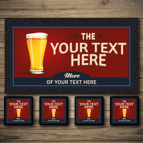 Personalised Bar Mats | Drip Mats | Custom Bar Runners | Stumble Inn