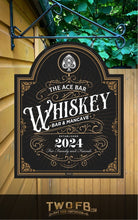 Load image into Gallery viewer, Whiskey Bar Sign/Pub Sign/Bar Sign/Home bar sign/Pub sign for outside/Custom pub sign/Home Bar/Pub Décor/Military Bar Signs/Custom Bar signs/Barsigns UK/ Man Cave/ Mess Sign/ Bar Runner/ Beer Mats/ Hanging pub sign/ Custom sign/ Garden Signs/Pub signs
