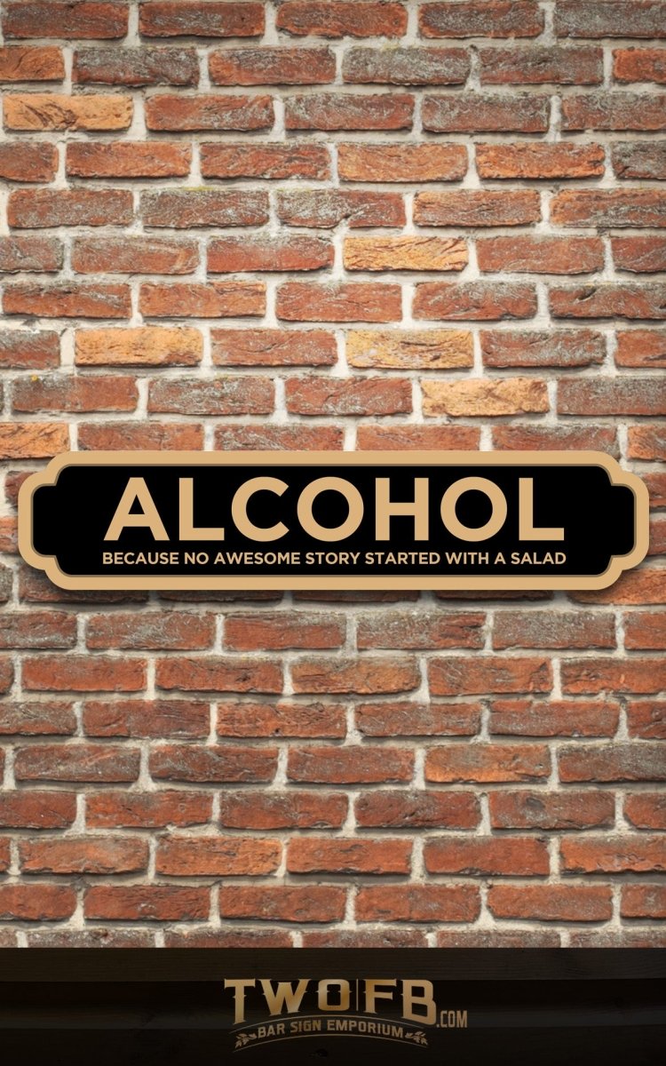 Alcohol | Pub Shed Sign | Road Sign | Pub Signs Made To Order